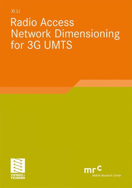 Vorderes Coverbild Radio Access Network Dimensioning for 3G UMTS