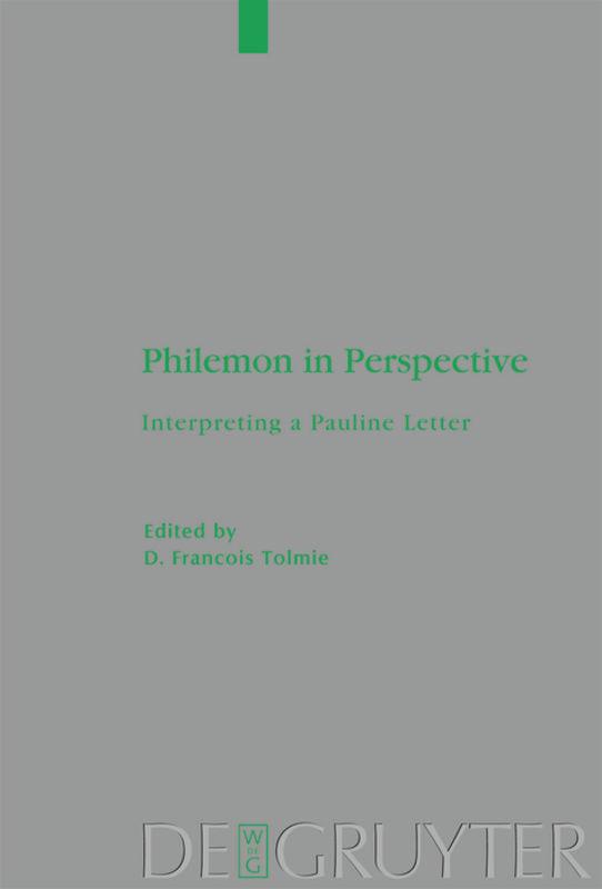 Vorderes Coverbild Philemon in Perspective