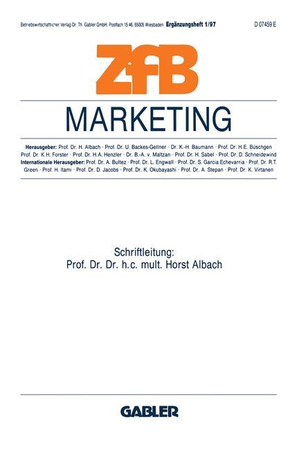 Vorderes Coverbild Marketing