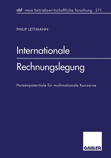 Vorderes Coverbild Internationale Rechnungslegung