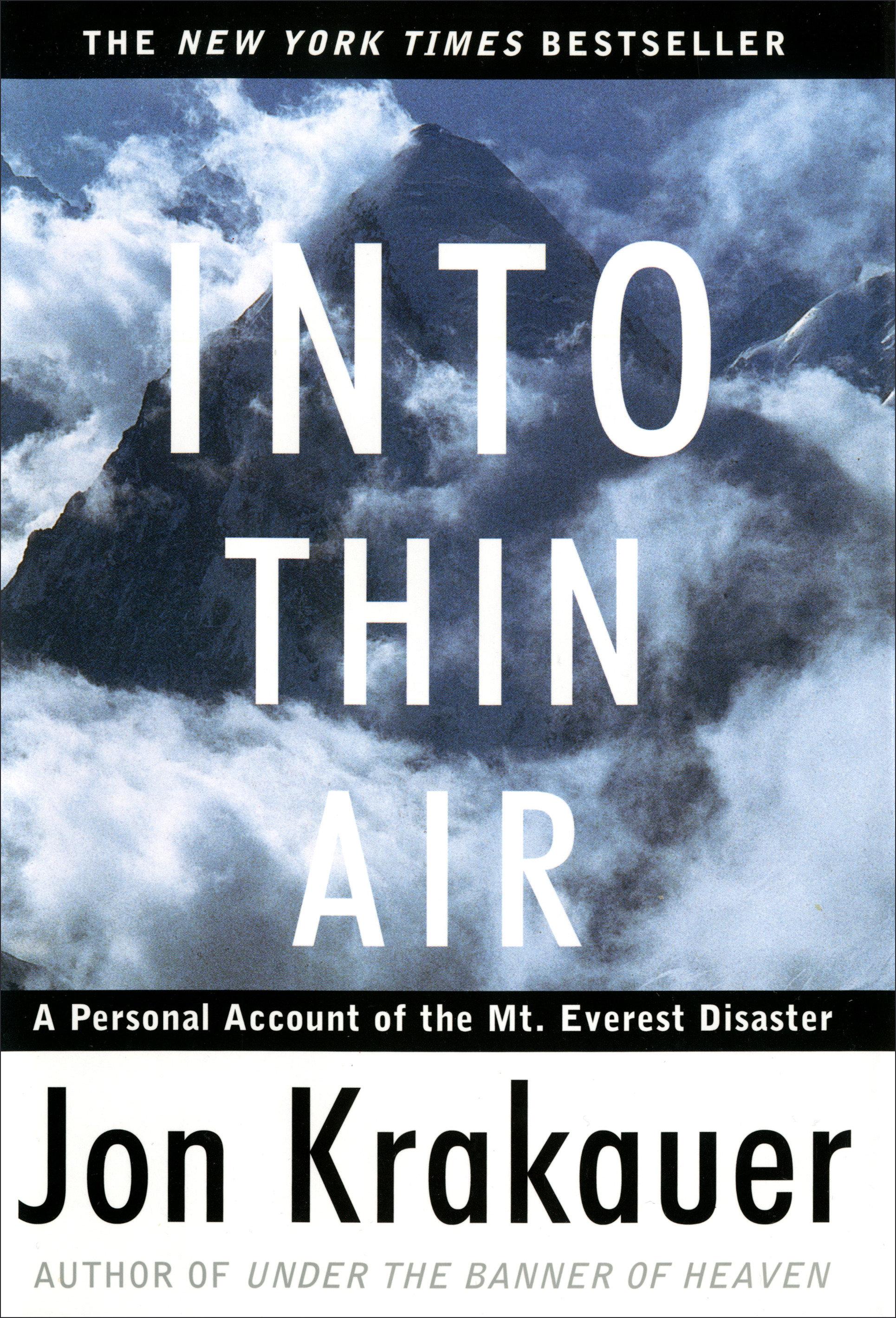 Vorderes Coverbild Into Thin Air