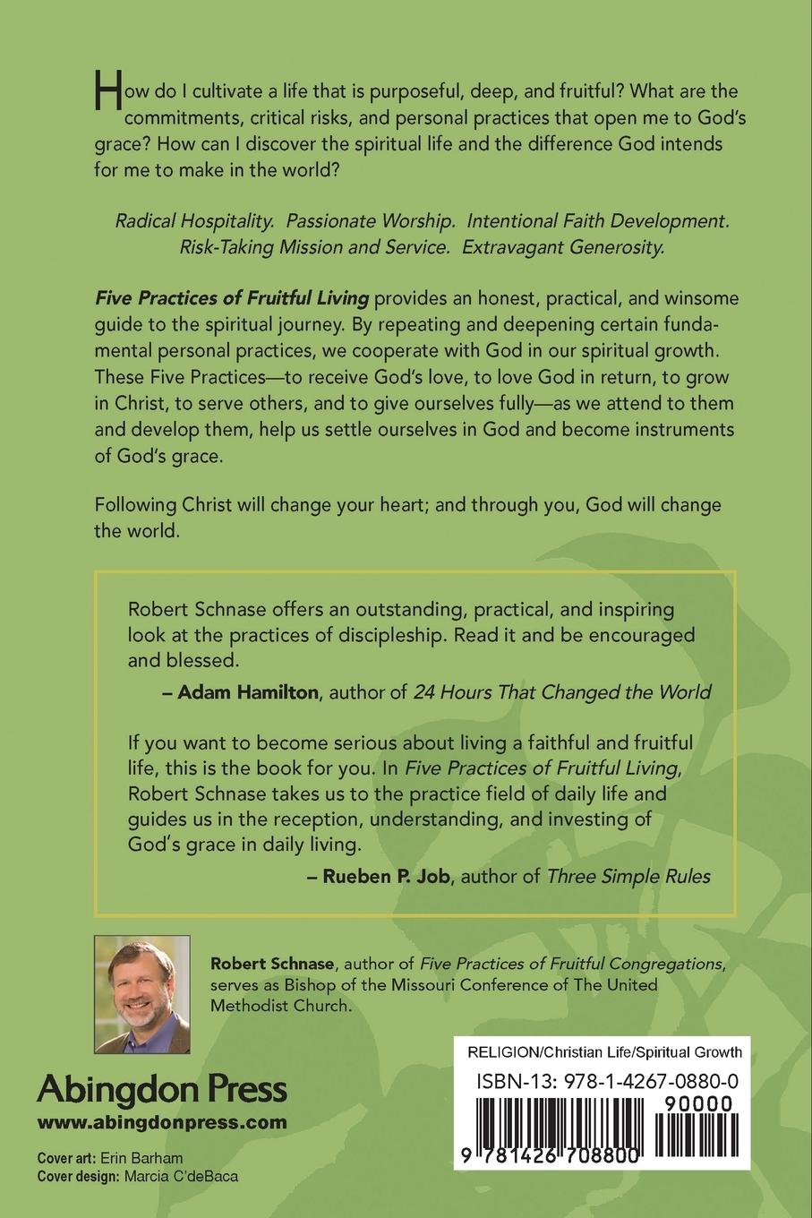 Rückseitencover Five Practices of Fruitful Living