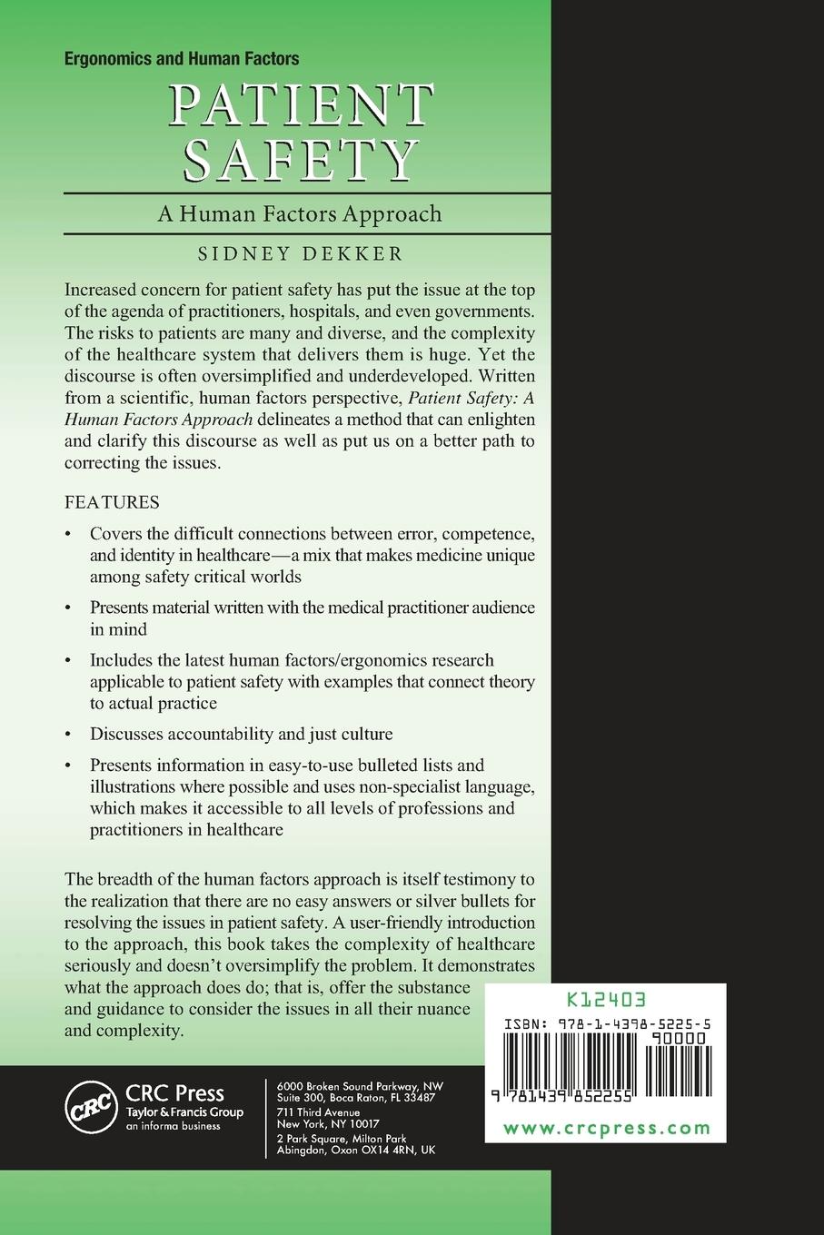 Rückseitencover Patient Safety