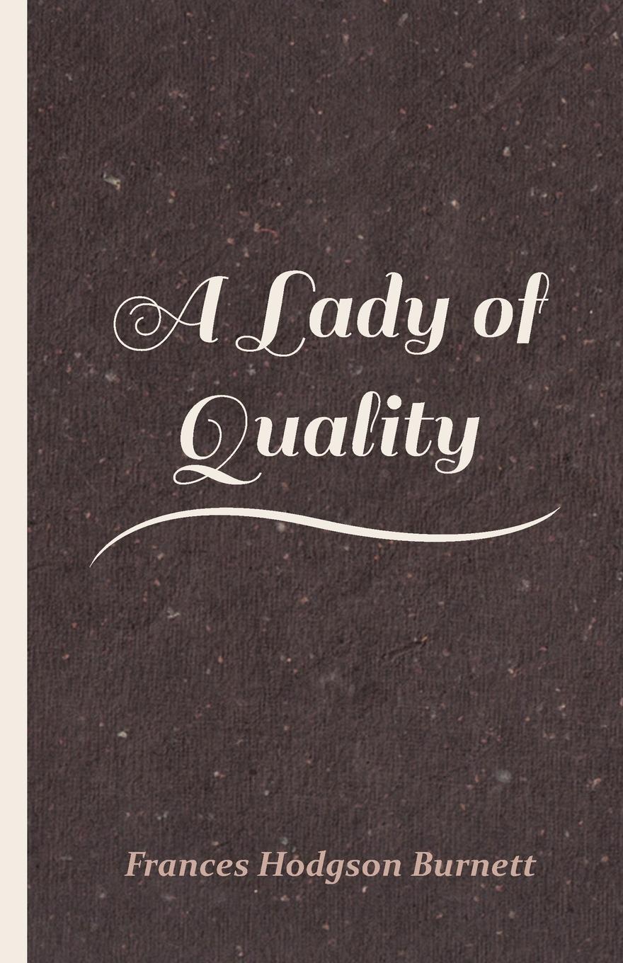 Vorderes Coverbild A Lady of Quality