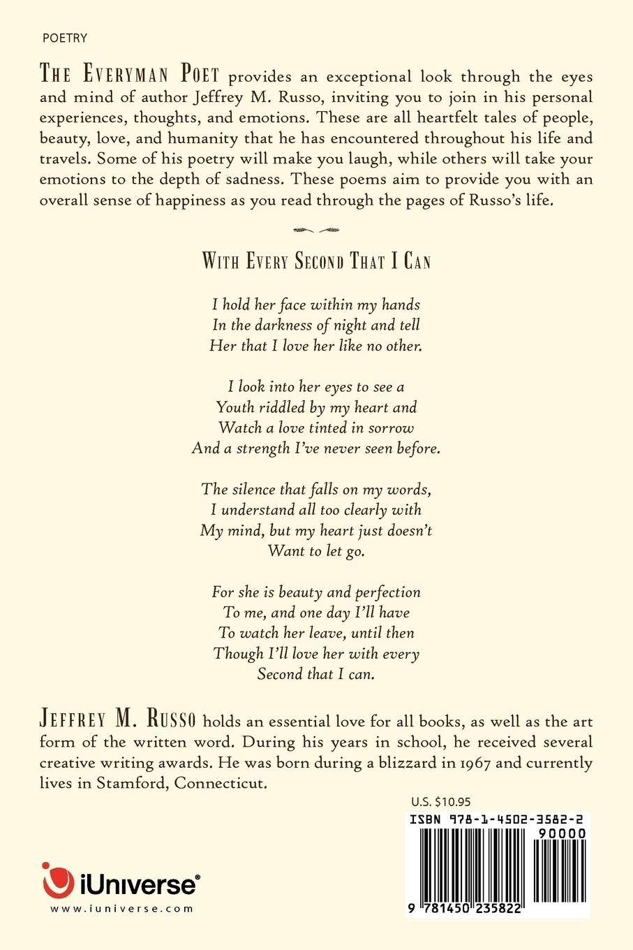 Rückseitencover The Everyman Poet