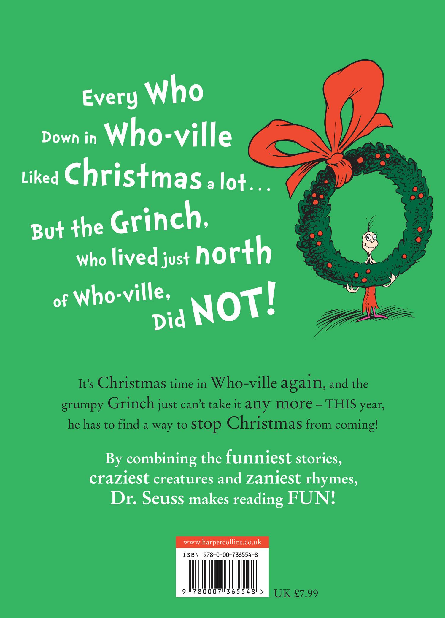 Rückseitencover How the Grinch Stole Christmas!