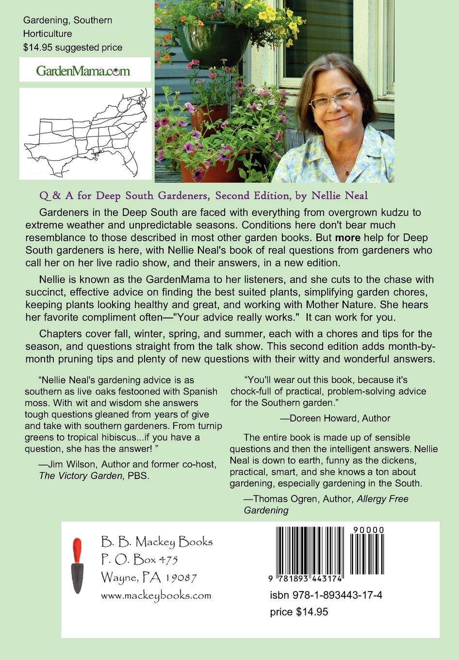 Rückseitencover Questions and Answers for Deep South Gardeners, Second Edition