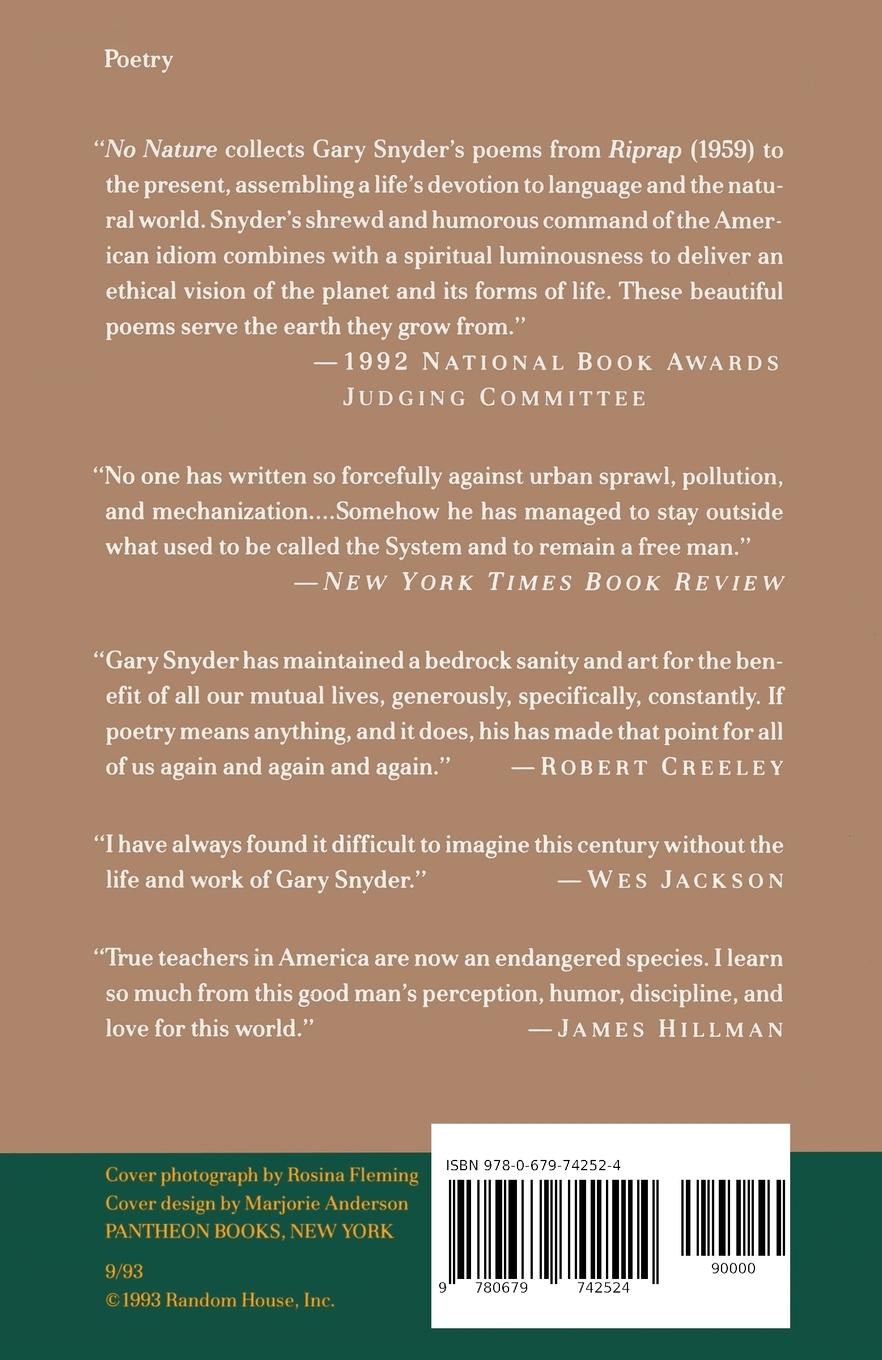 Rückseitencover No Nature