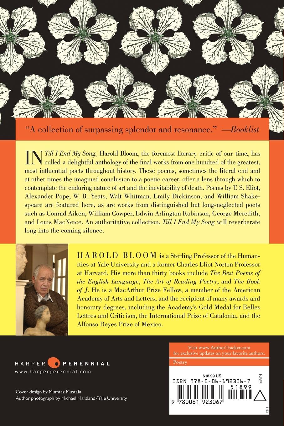 Rückseitencover Till I End My Song