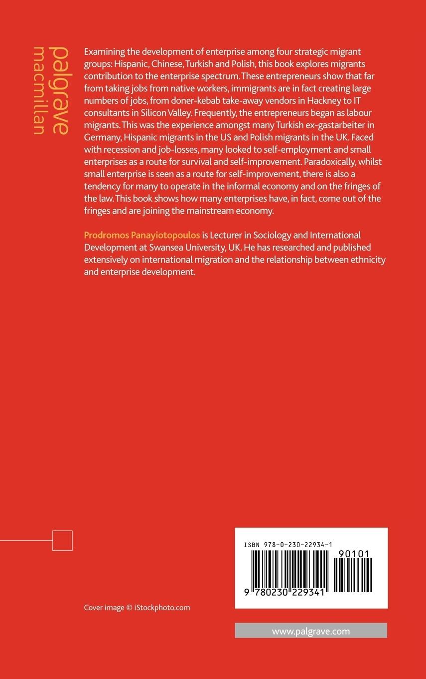 Rückseitencover Ethnicity, Migration and Enterprise