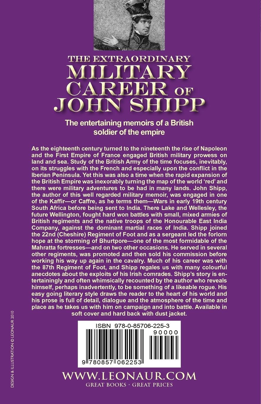 Rückseitencover The Extraordinary Military Career of John Shipp