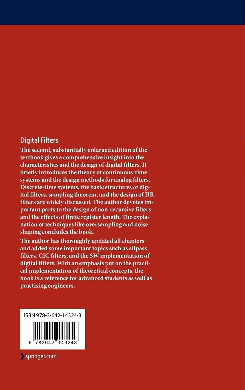 Rückseitencover Digital Filters