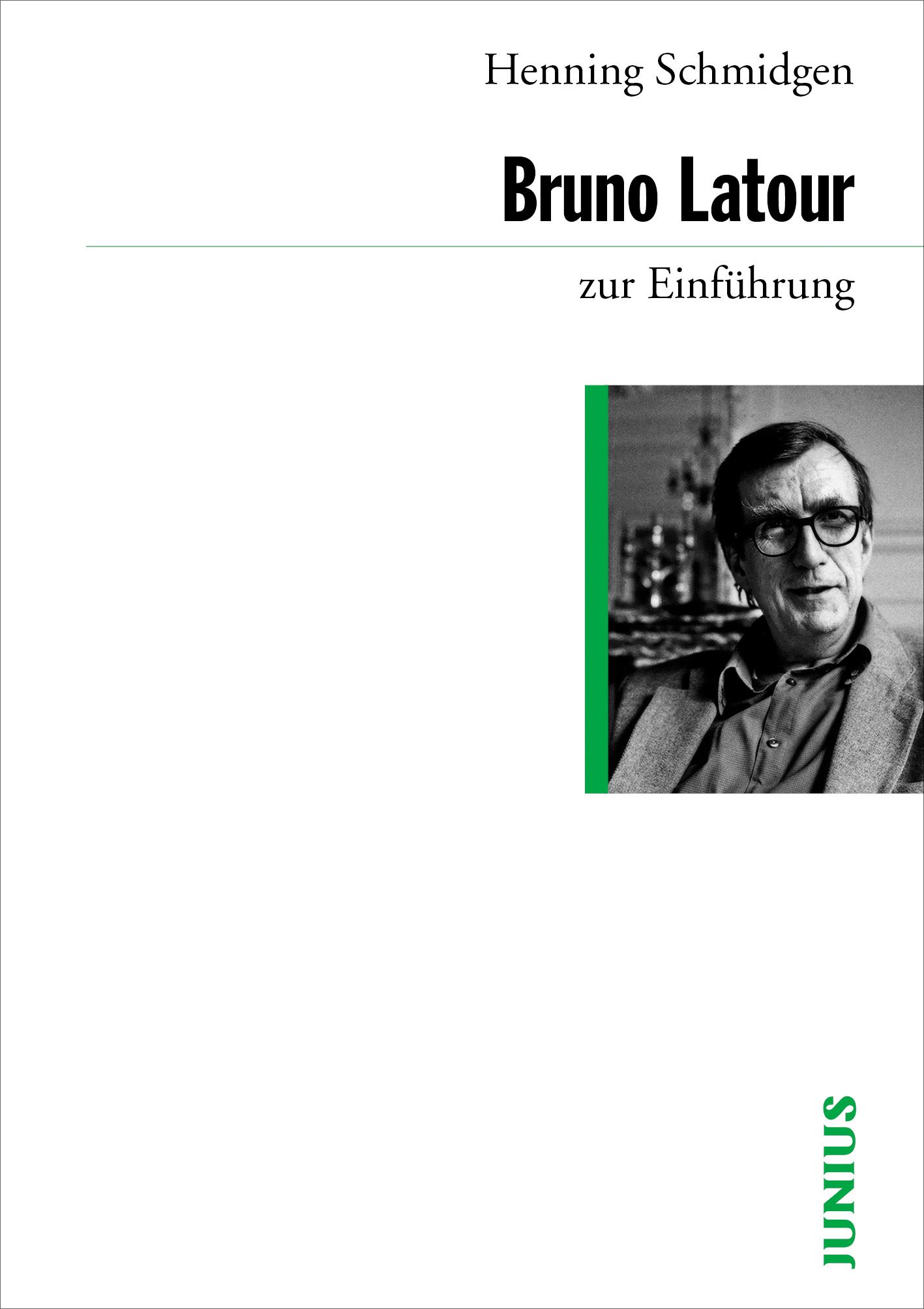 Vorderes Coverbild Bruno Latour zur Einführung