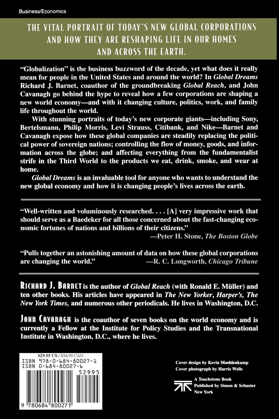 Rückseitencover Global Dreams