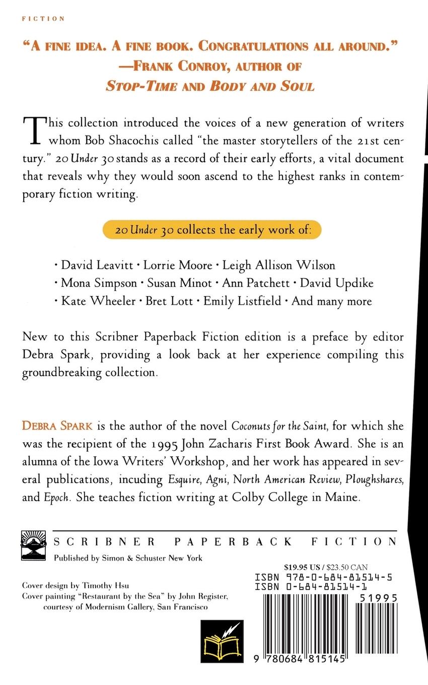 Rückseitencover 20 Under 30