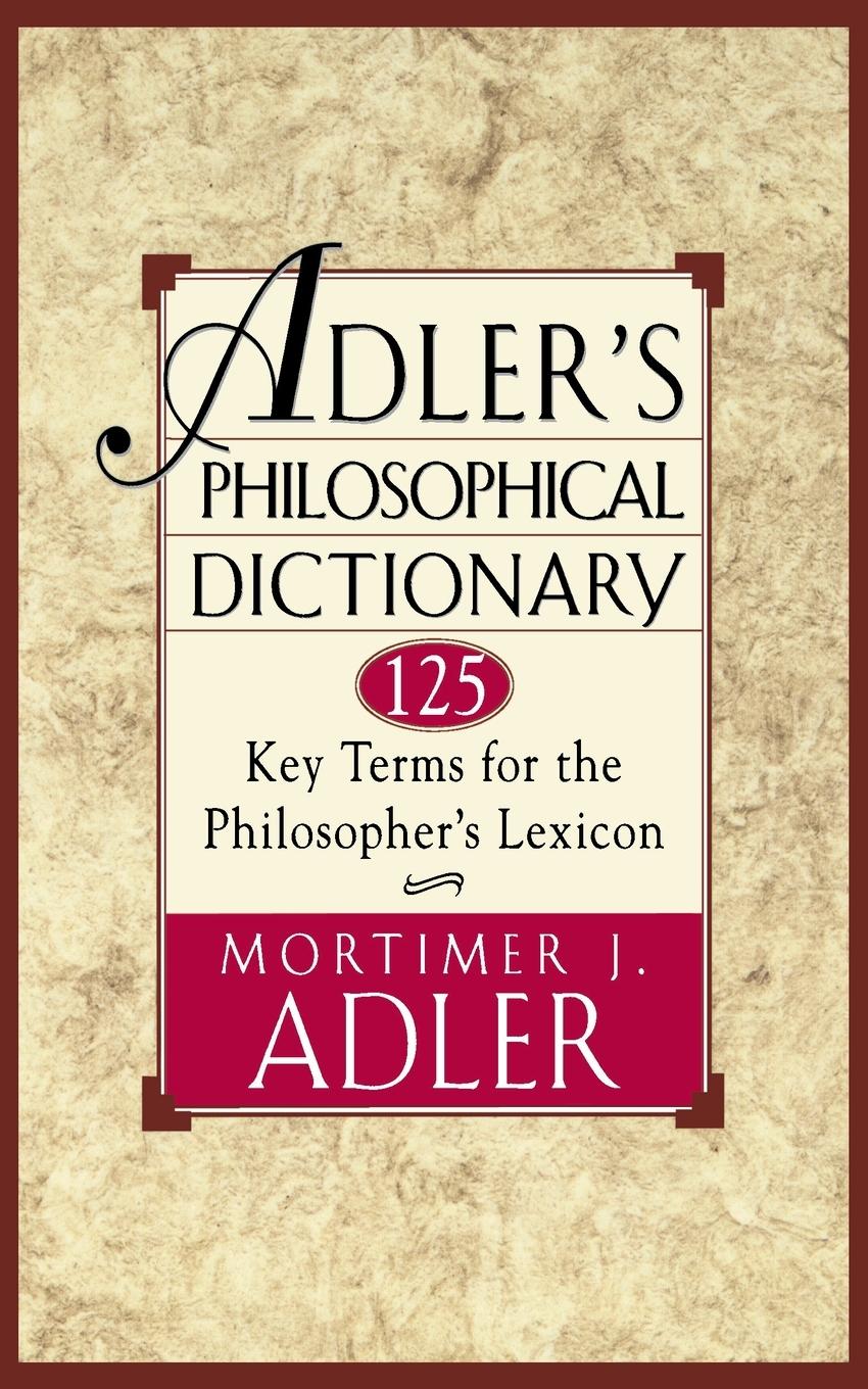 Vorderes Coverbild Adler's Philosophical Dictionary