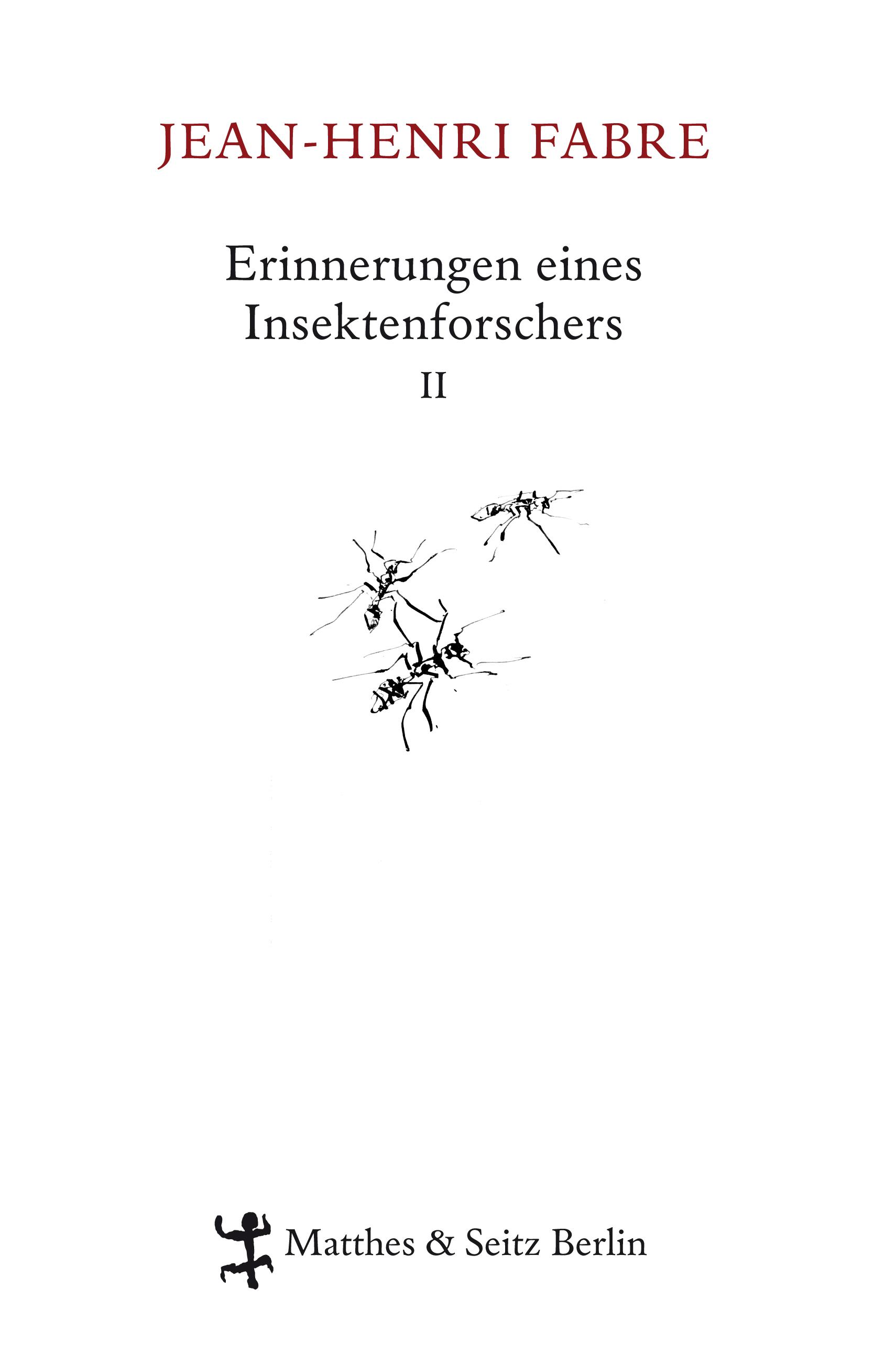 Vorderes Coverbild Erinnerungen eines Insektenforschers 02