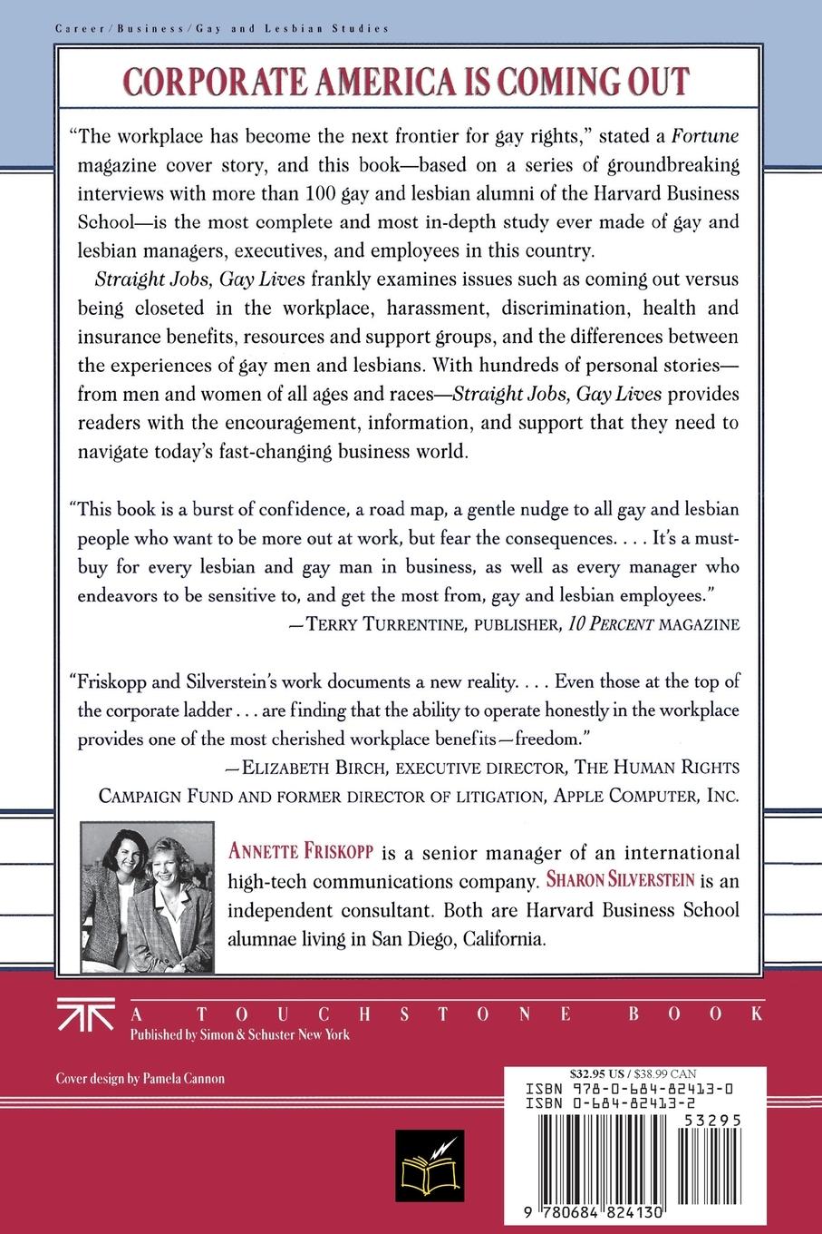 Rückseitencover Straight Jobs Gay Lives