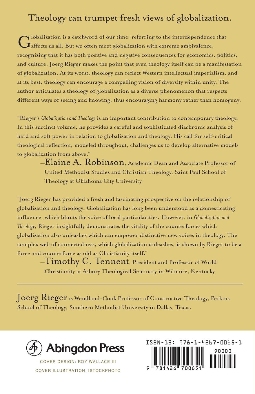Rückseitencover Globalization and Theology