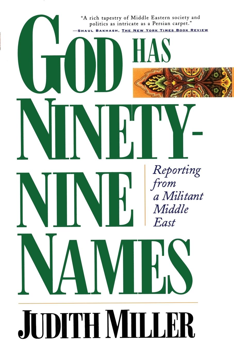 Vorderes Coverbild God Has Ninety-Nine Names