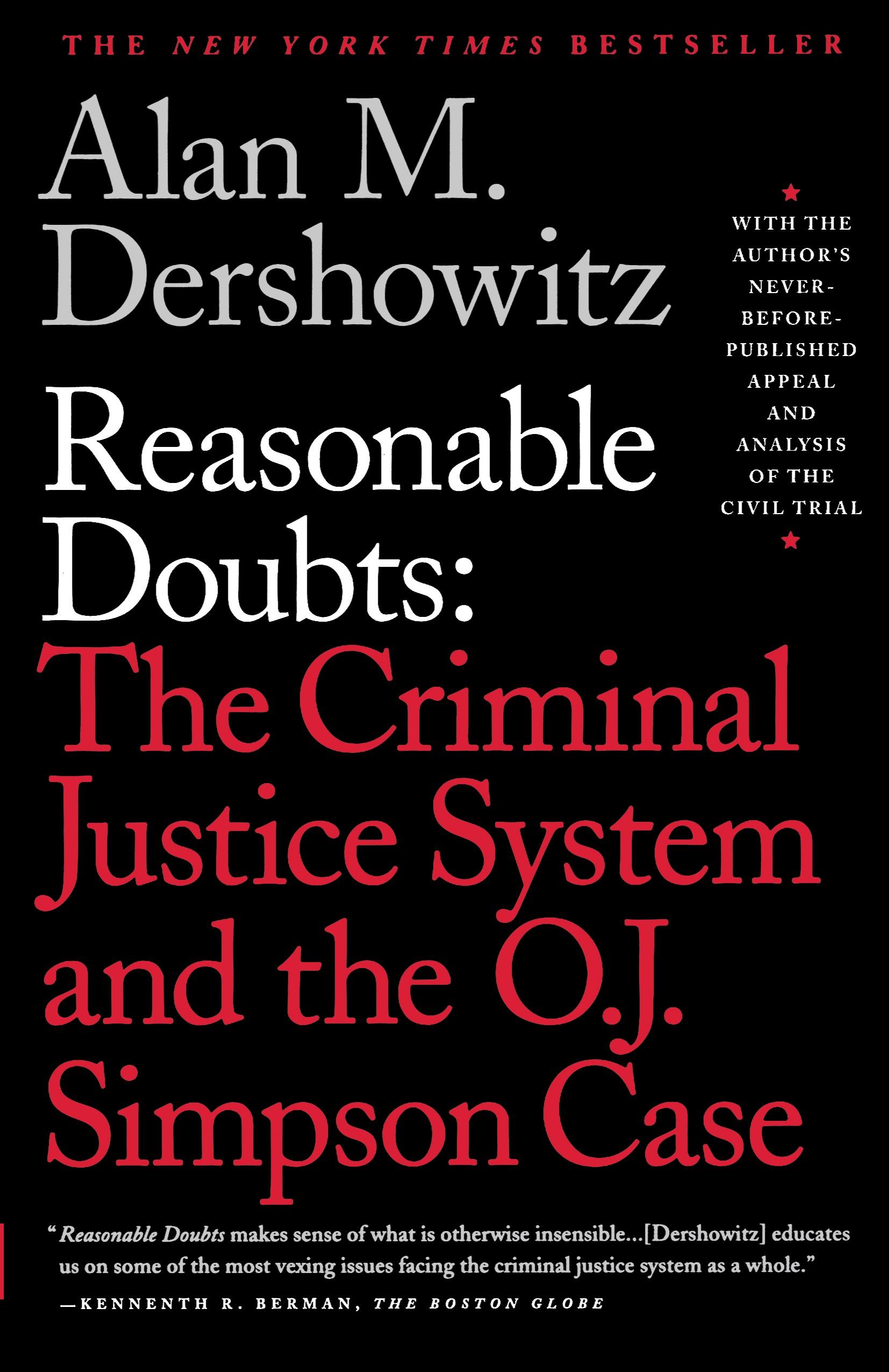 Vorderes Coverbild Reasonable Doubts