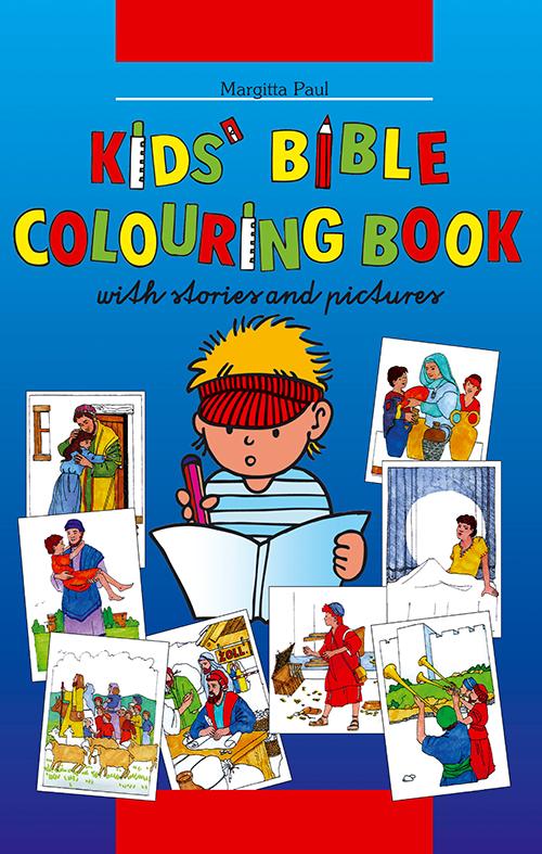 Vorderes Coverbild Kinder-Mal-Bibel englisch