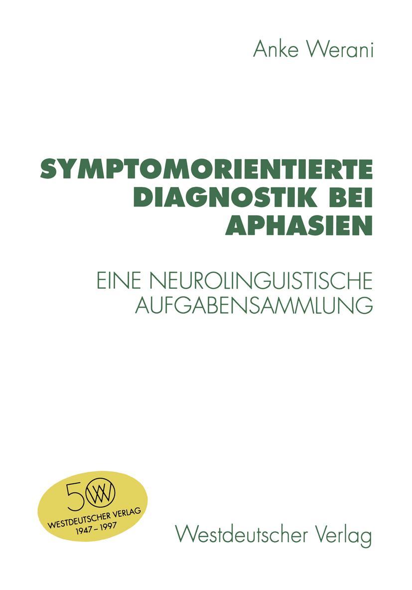 Vorderes Coverbild Symptomorientierte Diagnostik bei Aphasien