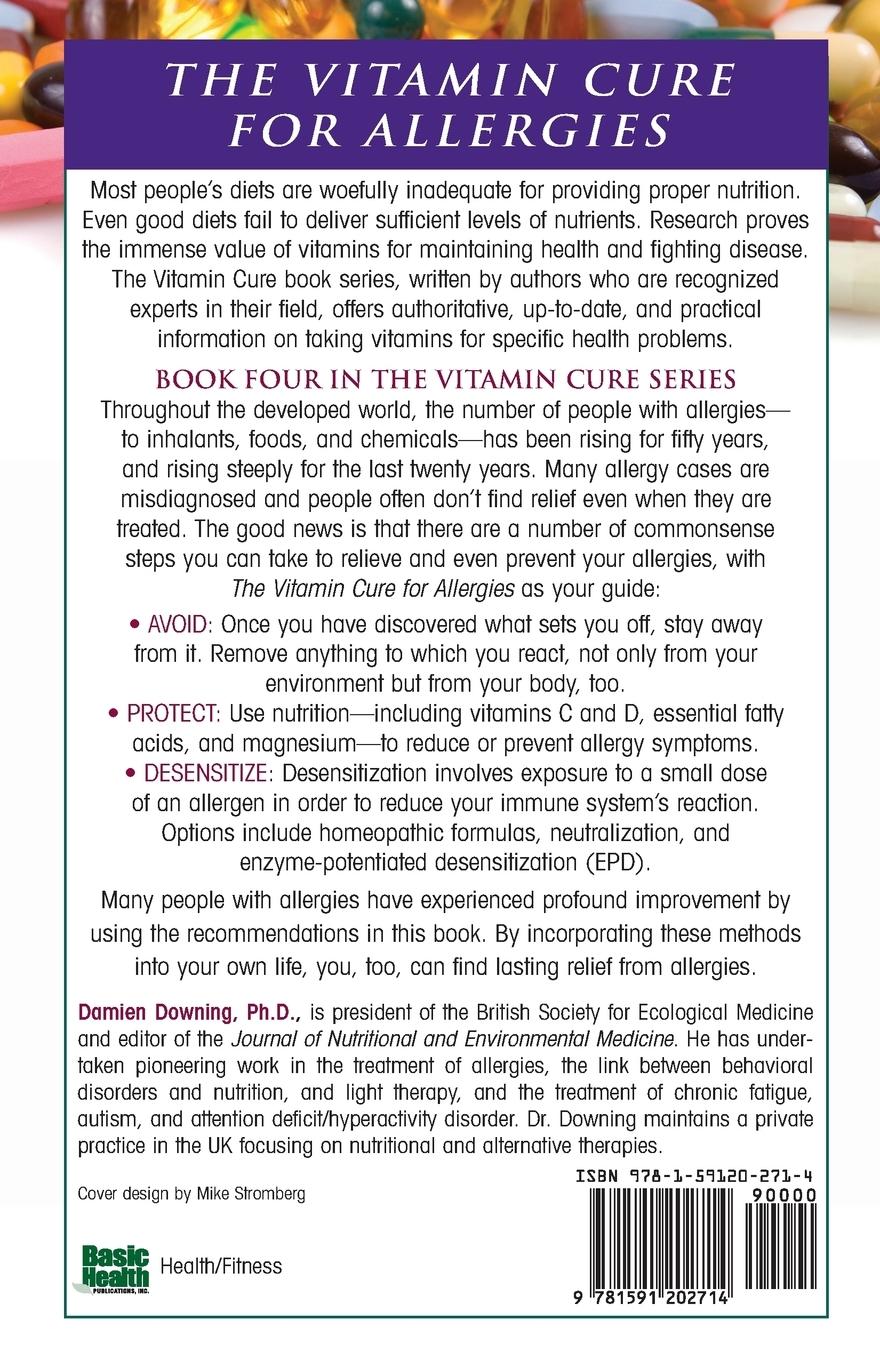 Rückseitencover The Vitamin Cure for Allergies
