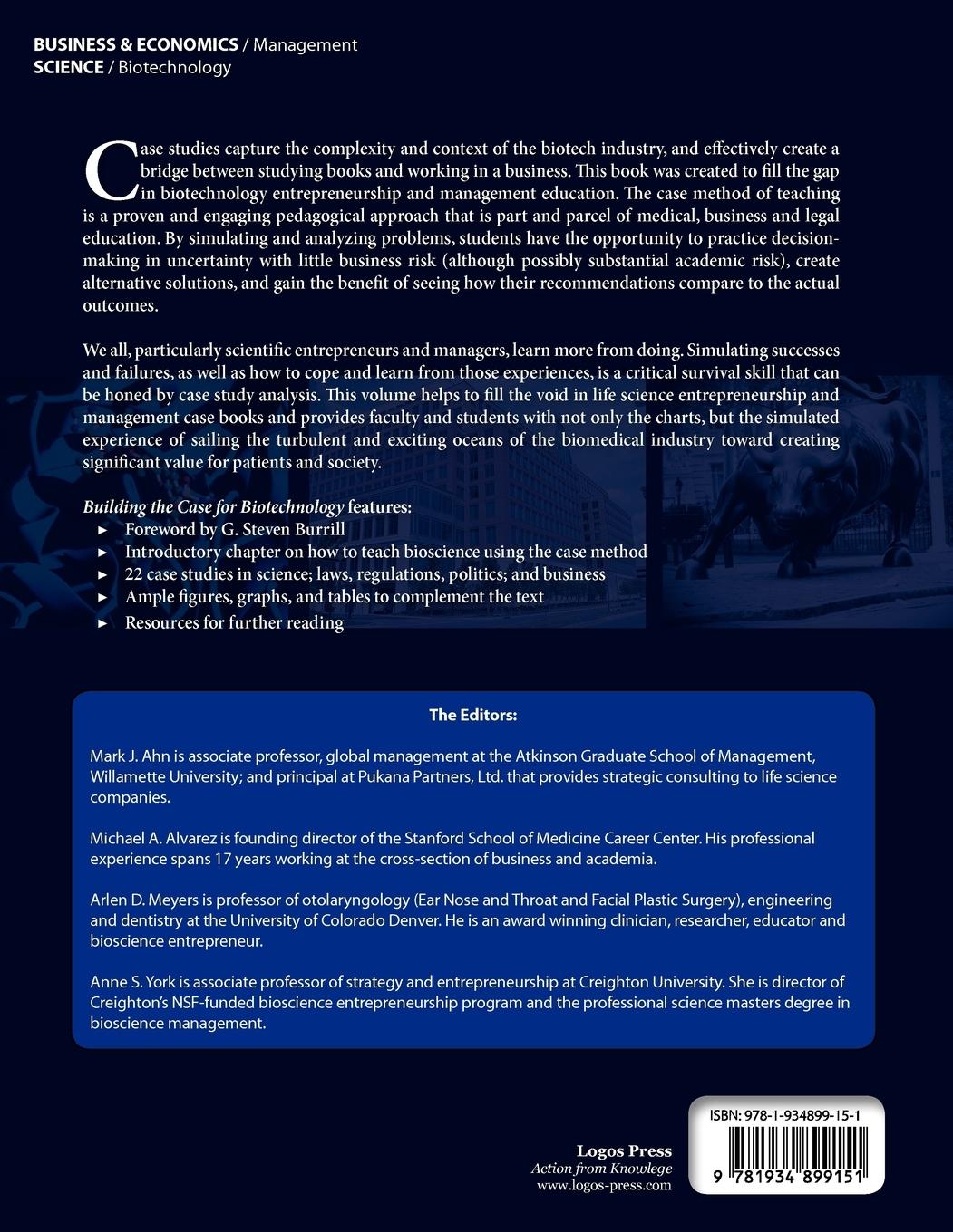 Rückseitencover Building the Case for Biotechnology