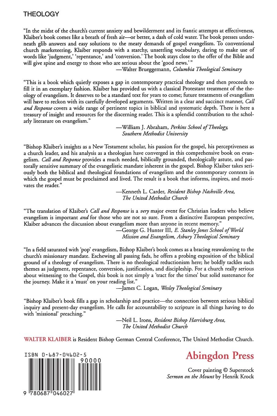 Rückseitencover Call and Response