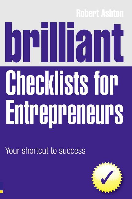 Vorderes Coverbild Brilliant Checklists for Entrepreneurs