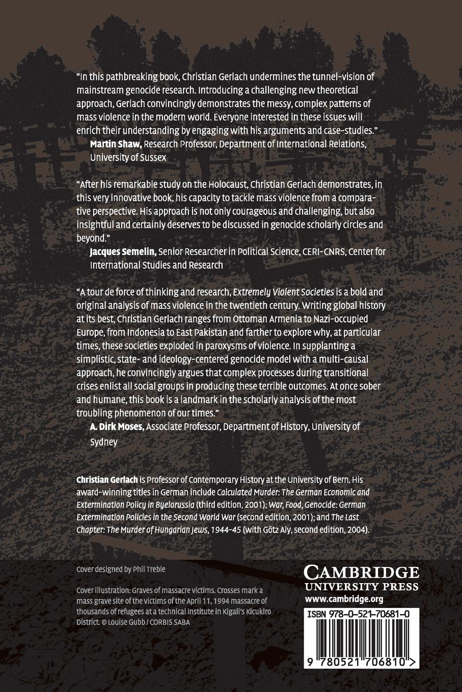 Rückseitencover Extremely Violent Societies