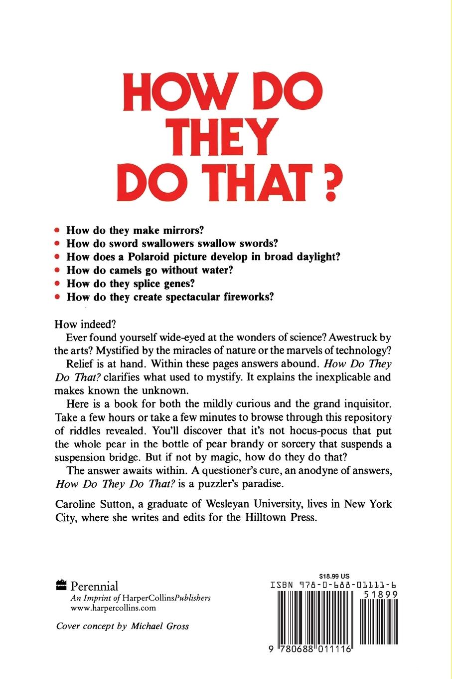 Rückseitencover How Do They Do That?