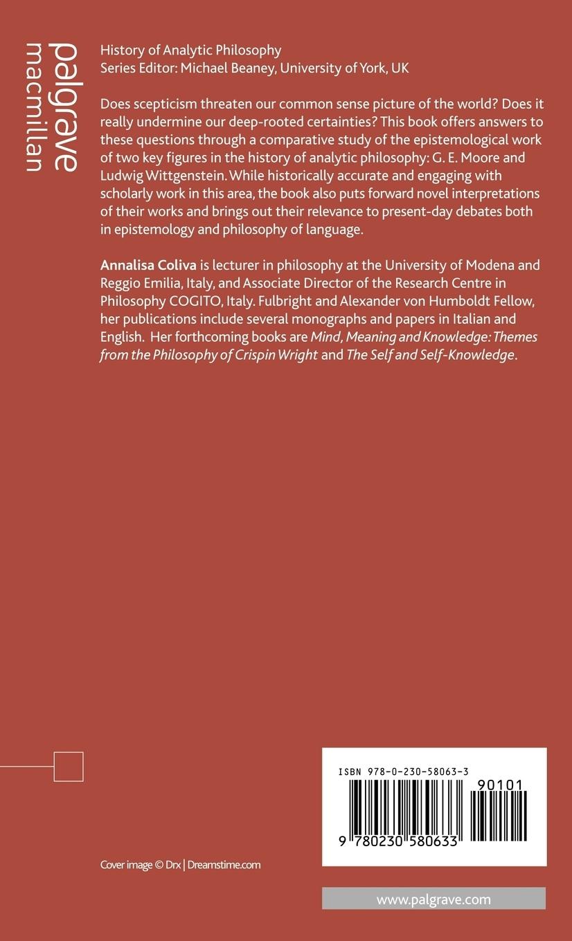 Rückseitencover Moore and Wittgenstein