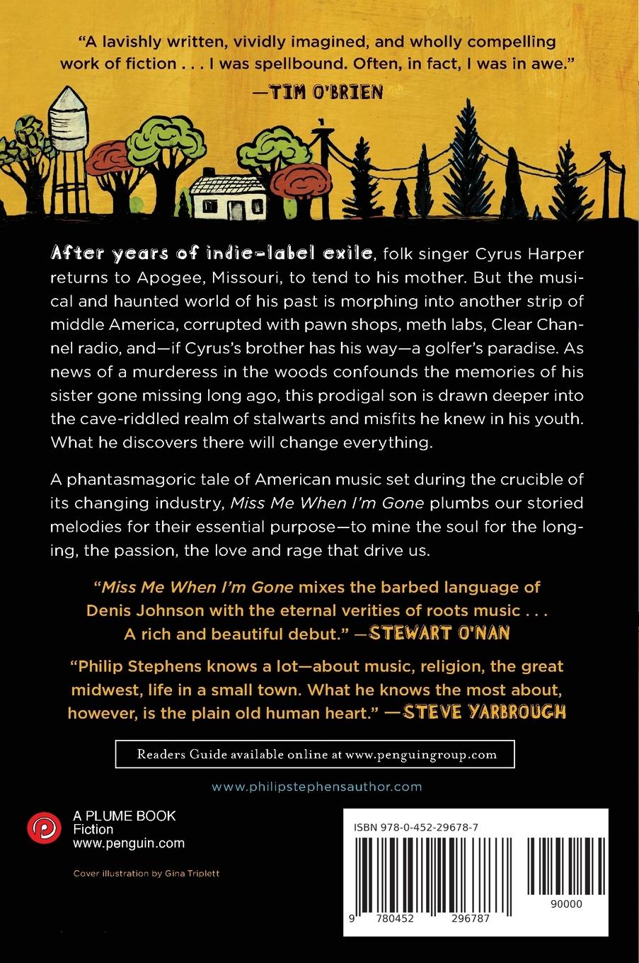 Rückseitencover Miss Me When I'm Gone