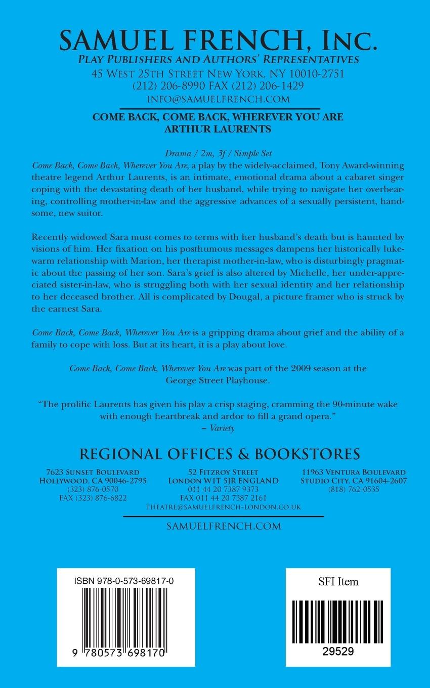 Rückseitencover Come Back, Come Back, Wherever You Are