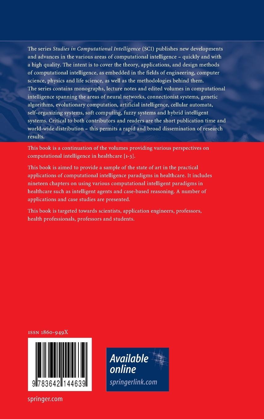 Rückseitencover Computational Intelligence in Healthcare 4
