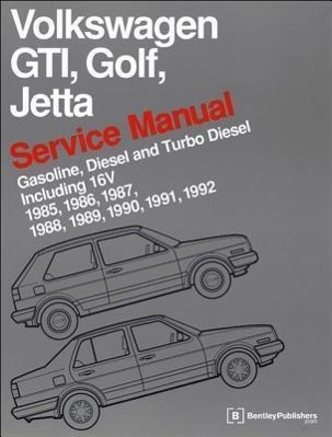 Vorderes Coverbild Volkswagen GTI, Golf, and Jetta Service Manual