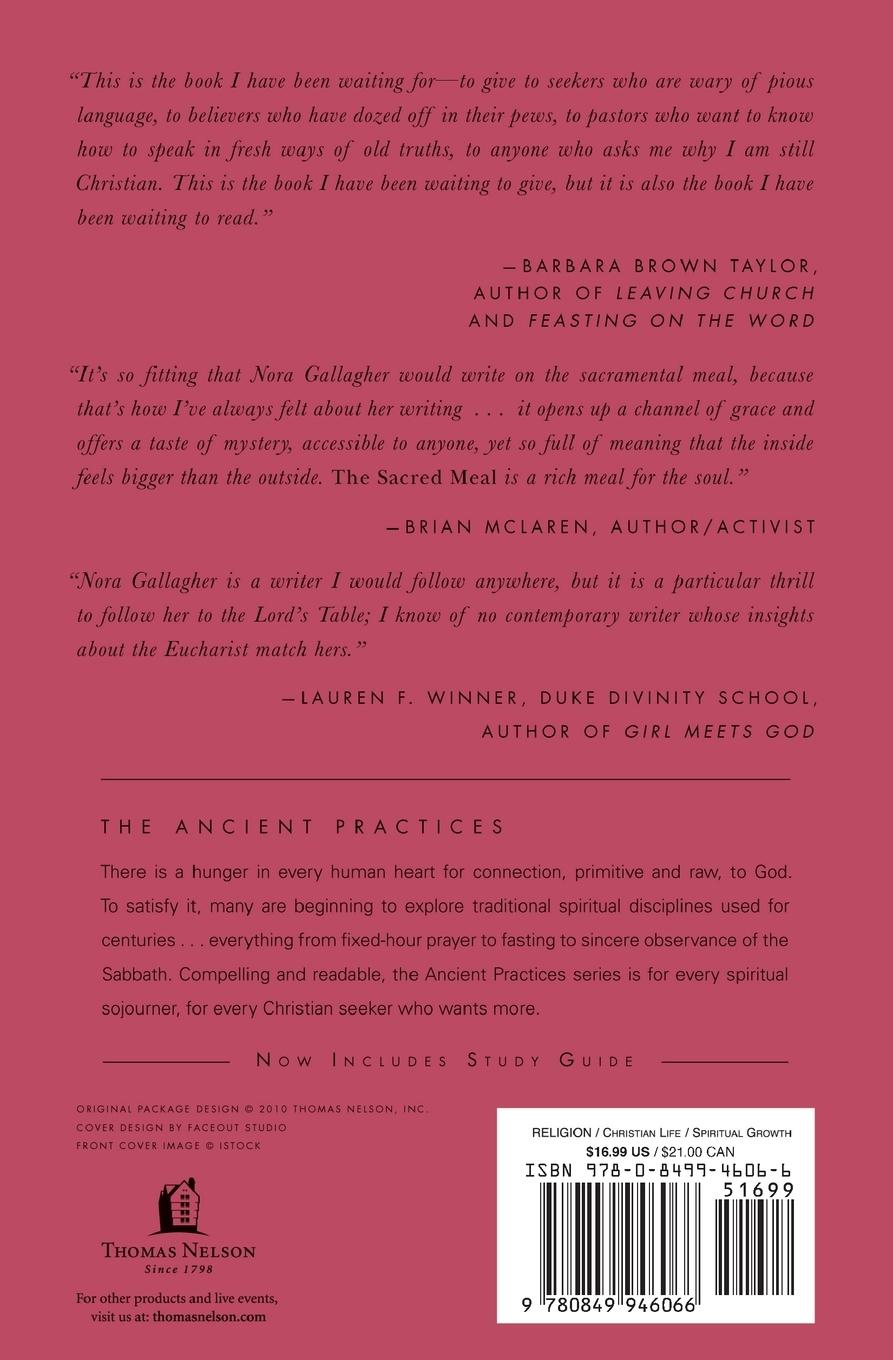 Rückseitencover The Sacred Meal