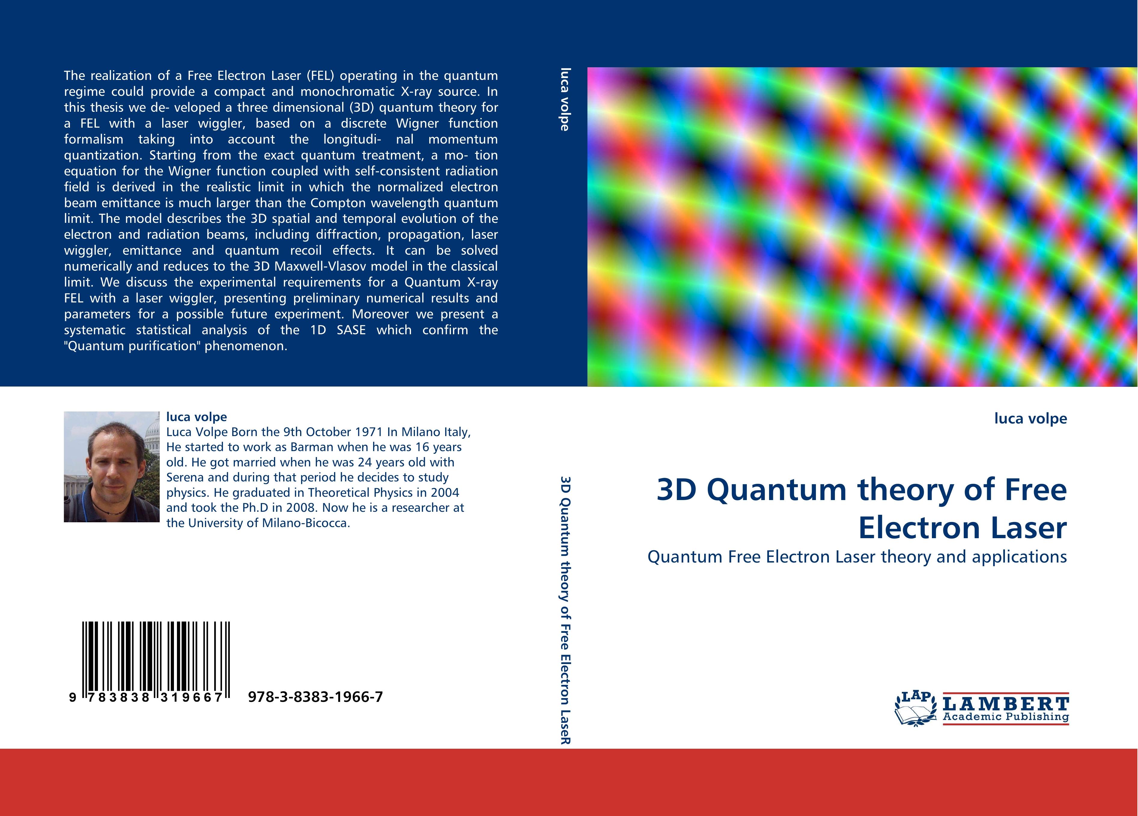 Vorderes Coverbild 3D Quantum theory of Free Electron Laser