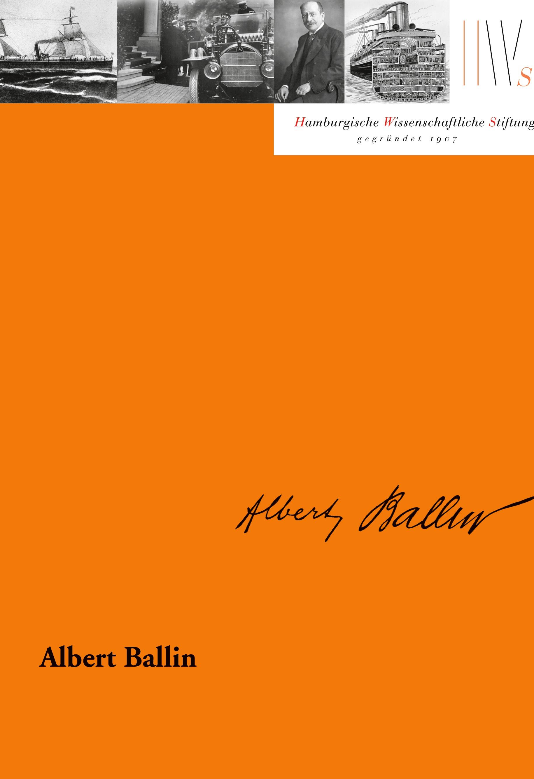 Vorderes Coverbild Albert Ballin