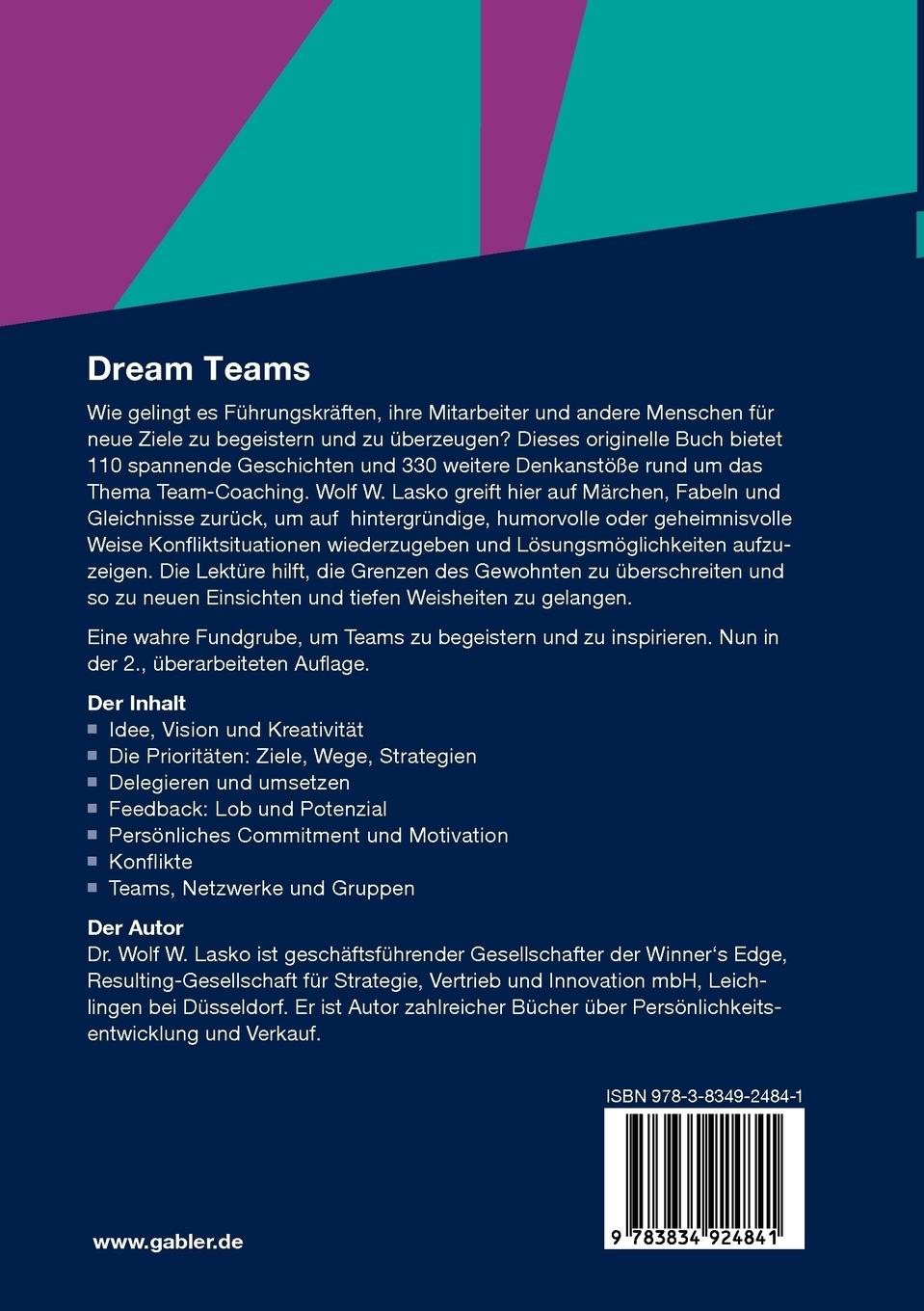 Rückseitencover Dream Teams