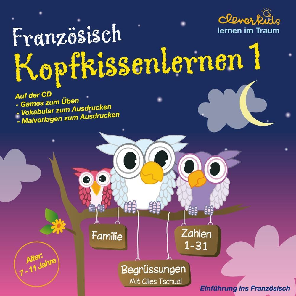 Vorderes Coverbild Französisch 1 - Kopfkissenlernen. CD
