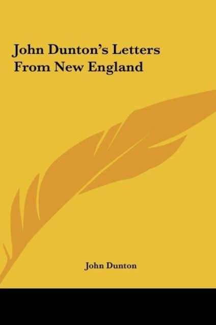 Vorderes Coverbild John Dunton's Letters From New England