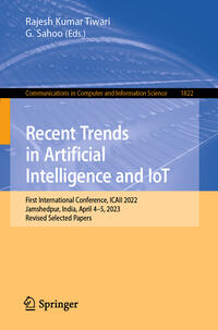 Vorderes Coverbild Recent Trends in Artificial Intelligence and IoT