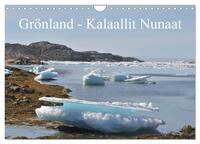 Vorderes Coverbild Grönland - Kalaallit Nunaat (Wandkalender 2025 DIN A4 quer), CALVENDO Monatskalender