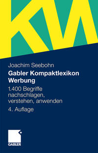 Vorderes Coverbild Gabler Kompaktlexikon Werbung