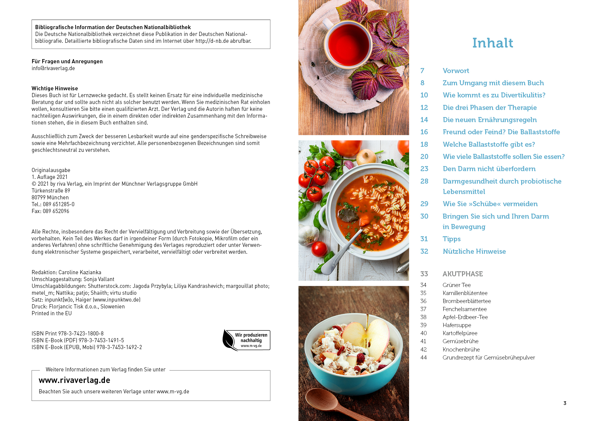 Beispielinhalt (Bild) Richtig essen bei Divertikulitis