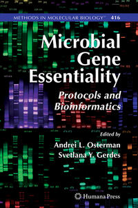 Vorderes Coverbild Microbial Gene Essentiality: Protocols and Bioinformatics