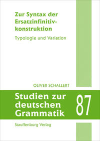 Vorderes Coverbild Zur Syntax der Ersatzinfinitivkonstruktion